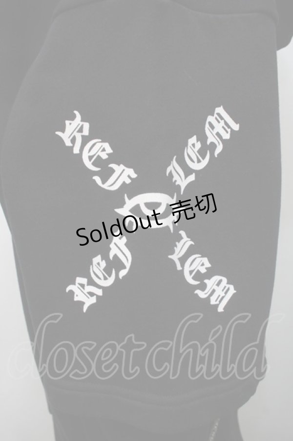 画像3: REFLEM / リングチェーン付きPK/フーディー/プルオーバーパーカー F ブラック S-25-09-05-039-PU-TO-SZ-ZS (3)