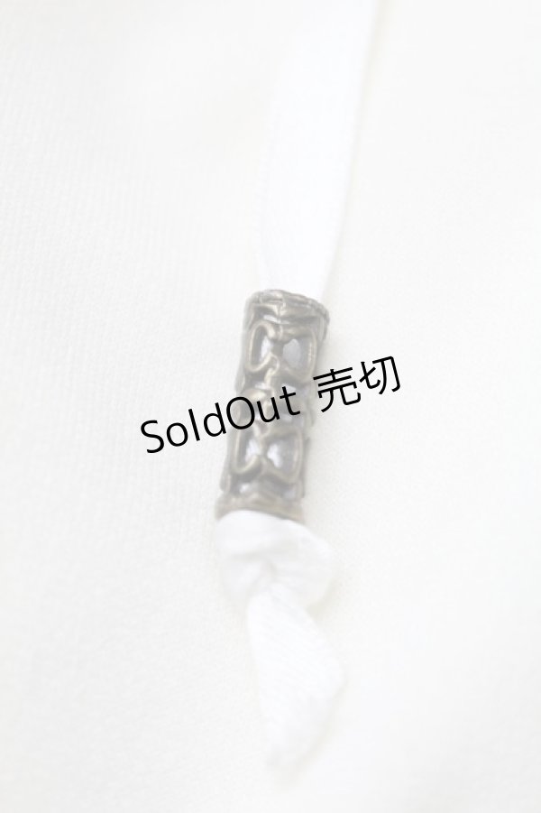 画像5: Ozz oneste / フロントレースデザイン2段袖ワンピース  アイボリー S-25-09-05-046-OO-OP-SA-ZS (5)