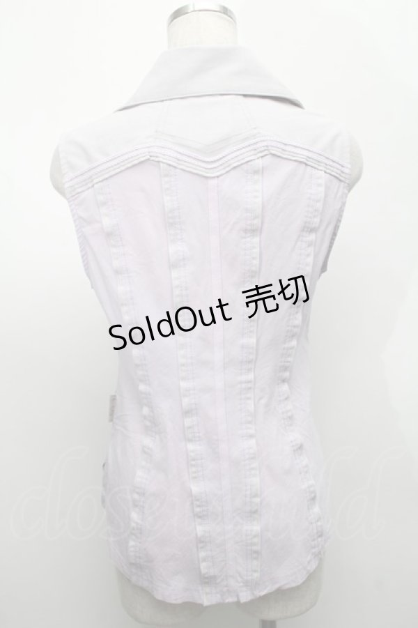 画像2: Rozen Kavalier / ノースリーブブラウス  ラベンダー S-25-09-05-007-OO-TO-AS-ZS (2)