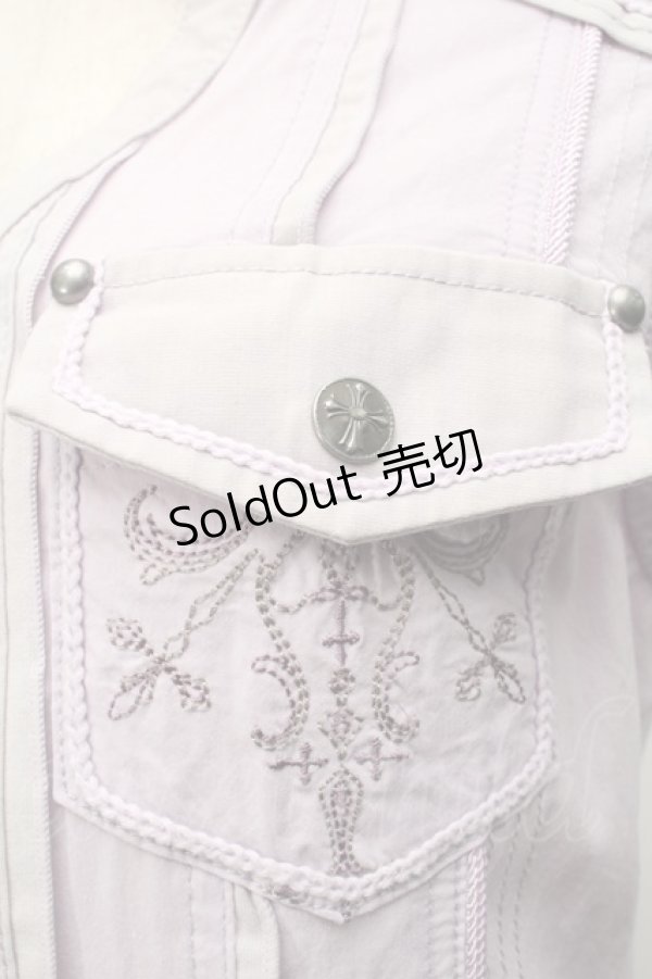 画像3: Rozen Kavalier / ノースリーブブラウス  ラベンダー S-25-09-05-007-OO-TO-AS-ZS (3)