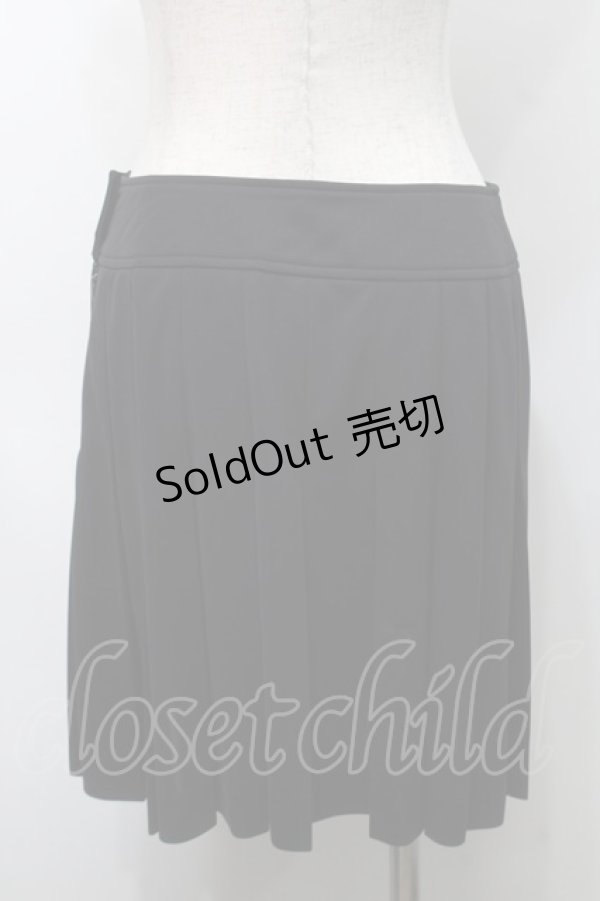 画像2: MICHEL KLEIN / プリーツスカート  黒 S-25-09-05-057-LO-PA-HR-ZS (2)