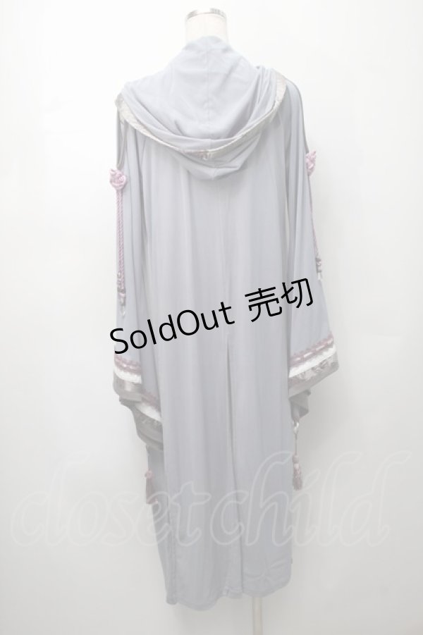 画像2: Ozz oneste / タッセルモチーフ着物袖カーディガン  サックス S-25-09-05-009-OO-TO-SA-ZS (2)