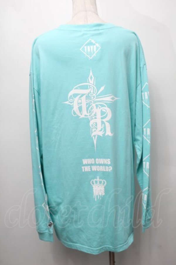 画像2: TRAVAS TOKYO / Furry bear　プリント ロングスリーブカットソー  ミント S-25-09-05-012-PU-TO-ET-ZS (2)