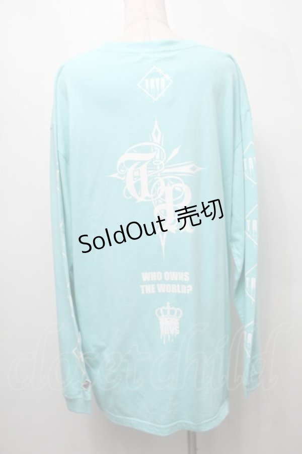 画像2: TRAVAS TOKYO / Furry bear　プリント ロングスリーブカットソー  ミント S-25-09-05-012-PU-TO-ET-ZS (2)