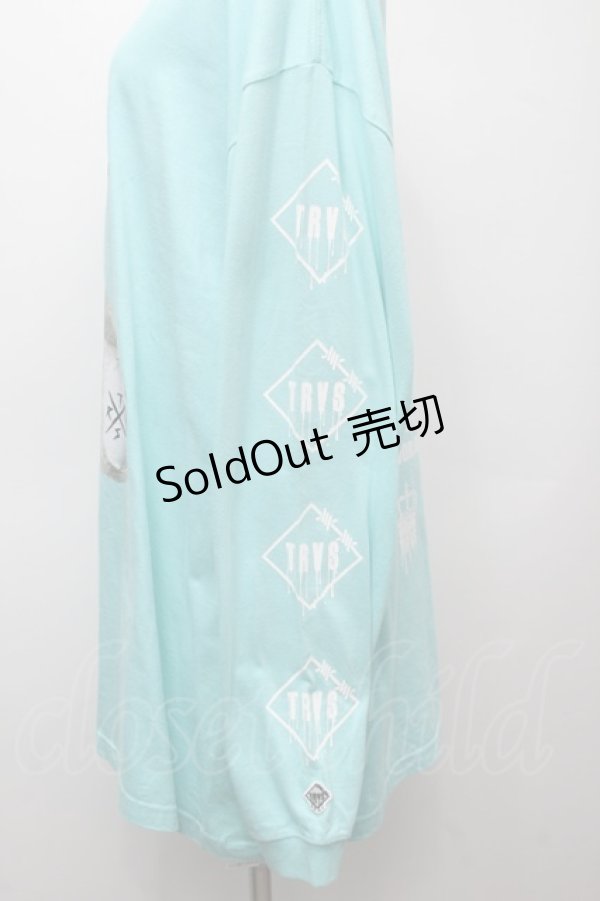 画像3: TRAVAS TOKYO / Furry bear　プリント ロングスリーブカットソー  ミント S-25-09-05-012-PU-TO-ET-ZS (3)