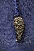 画像4: Rozen Kavalier / クロス風刺繍フードロングカーディガン  青ＸブラウンＸグレー S-25-09-05-014-OO-TO-SA-ZS (4)
