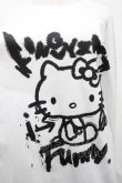 画像3: KINGLYMASK / ハローキティ × KINGLYMASKコラボＴシャツ  白 S-25-09-05-002-PU-TO-AS-ZS (3)