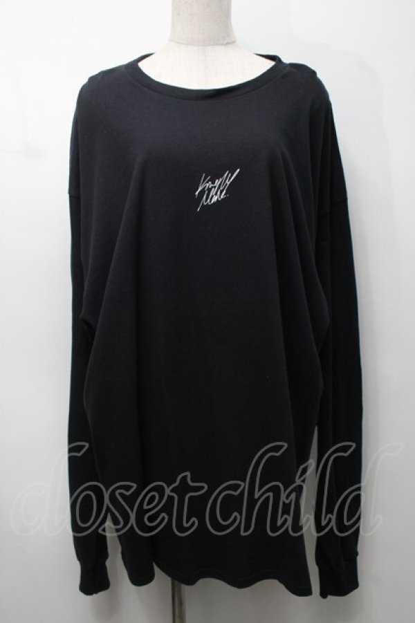 画像1: KINGLYMASK / ダブルトライアングル麻雀ビッグＴシャツ  黒 S-25-09-05-022-PU-TO-AS-ZS (1)