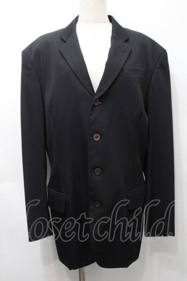 画像1: Jean Paul GAULTIER / HOMME 4Bジャケット 48 黒 S-25-09-05-024-GO-JA-AS-ZS (1)