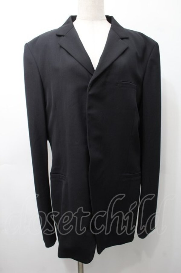 画像1: Jean Paul GAULTIER / CLASSIQUE スナップボタンジャケット 48 黒 S-25-09-05-028-GO-JA-AS-ZS (1)