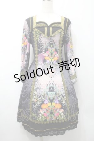 画像: Ozz oneste / 和柄起毛ワンピース  マルチ S-25-09-05-029-OO-OP-OW-ZS