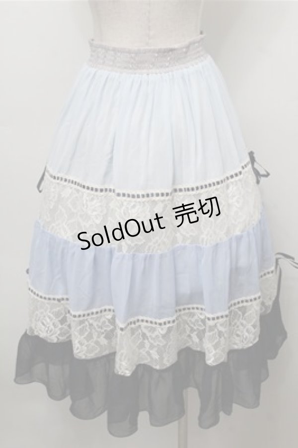 画像2: axes femme / スカート  サックス S-25-09-06-054-AX-SK-AS-ZS (2)