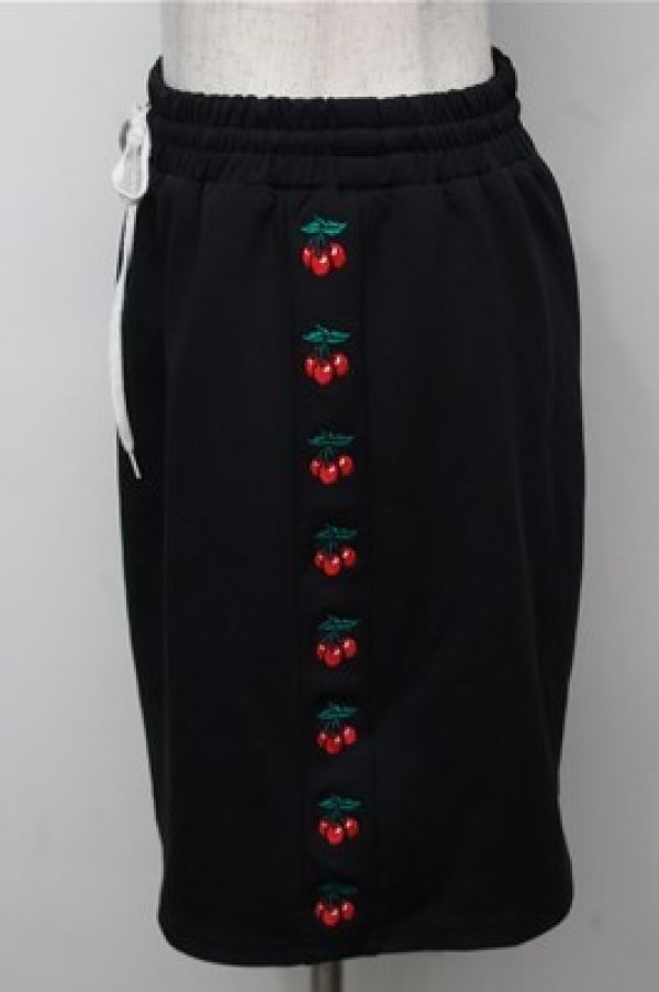 画像3: Candy Stripper / チェリーテープスカート  黒 S-25-09-06-058-PU-SK-AS-ZT366 (3)