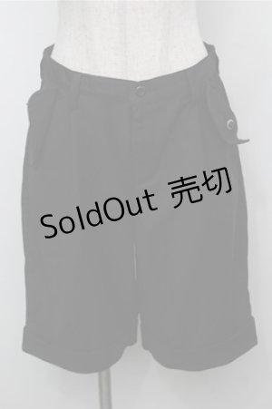 画像: GOTH / ハーフパンツ  黒 S-25-09-06-059-GO-PA-HR-ZS