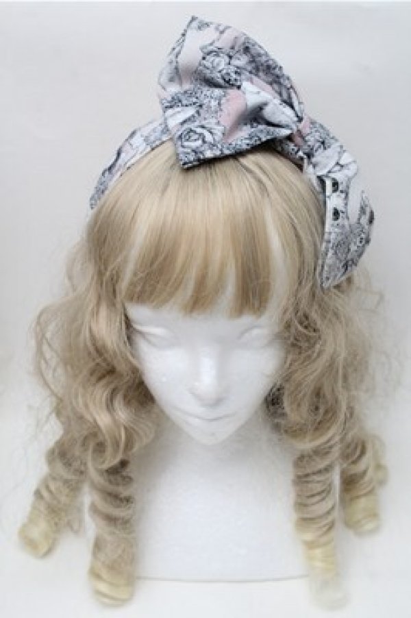 画像2: Royal Princess Alice / Le cha mignon ターバン風カチューシャ  ピンク S-25-09-06-008-LO-AC-AS-ZS (2)