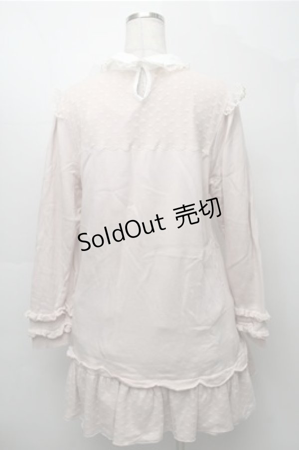 画像2: LIZ LISA / ハートAライン裏毛ワンピース  ピンク S-25-09-06-035-LO-OP-HR-ZS (2)