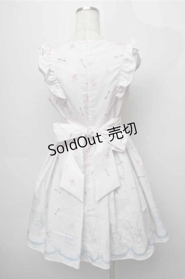 画像2: Ank Rouge / マカロン柄ジャンパースカート  ピンク S-25-09-06-036-CA-OP-HR-ZS (2)