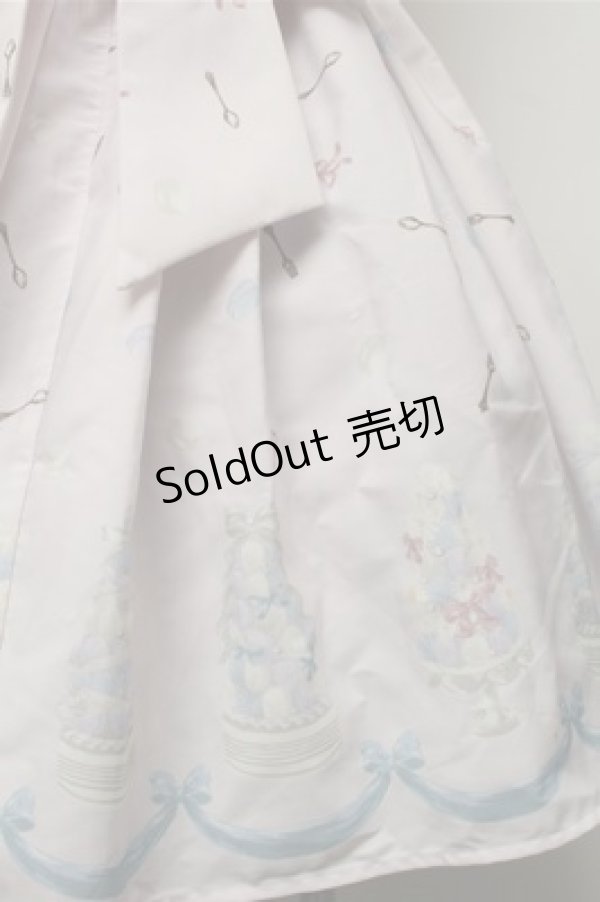 画像3: Ank Rouge / マカロン柄ジャンパースカート  ピンク S-25-09-06-036-CA-OP-HR-ZS (3)