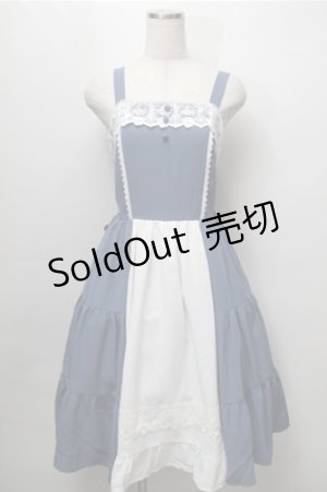 画像: axes femme kawaii / プランタンジャンパースカート M ブルー S-25-09-07-048-AX-OP-AS-ZS