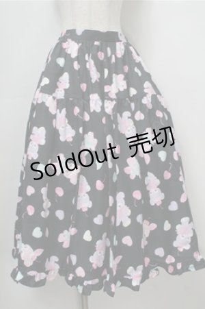 画像: Chalmiere / FancyDollsスカート  黒 S-25-09-07-058-AX-SK-AS-ZS