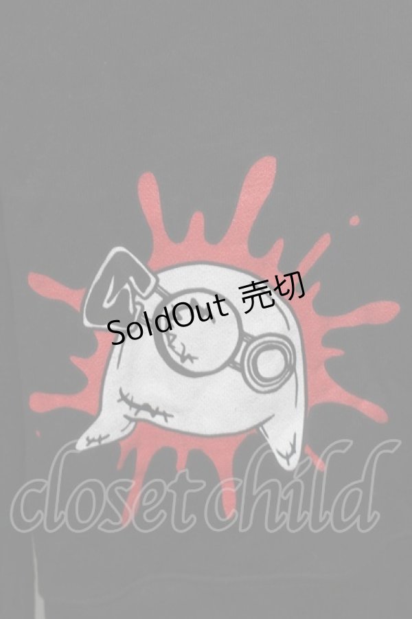 画像3: NieR Clothing / プリントフードプルパーカー  黒 S-25-09-10-038-PU-TO-HR-ZI (3)