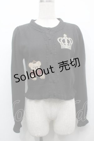 画像: axes femme kawaii / ロンドントイズニットカーデ M 黒 S-25-09-10-040-AX-TO-AS-ZS