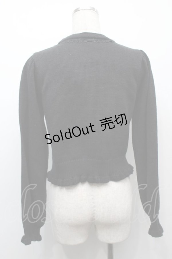 画像2: axes femme kawaii / ロンドントイズニットカーデ M 黒 S-25-09-10-040-AX-TO-AS-ZS (2)