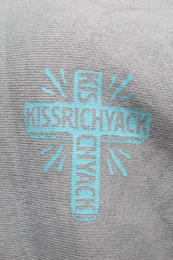 画像5: KRY CLOTHING / 「GANMEN」フーディー  スモークグリーン S-25-09-10-041-EL-TO-HR-ZS (5)