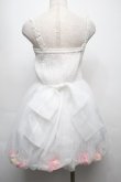 画像2: Swankiss / オーガンジー重ねキャミワンピース  白 S-25-09-10-044-CA-OP-HR-ZS (2)