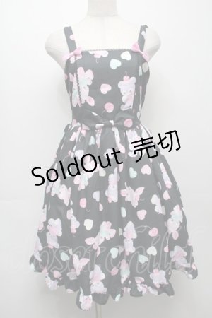 画像: Chalmiere / FancyDollsジャンパースカート  黒 S-25-09-10-052-AX-OP-AS-ZS