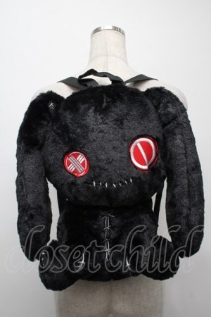 画像: NieR Clothing / NieRちゃんぬいぐるみリュック  黒 S-25-09-10-007-PU-BG-HR-ZS