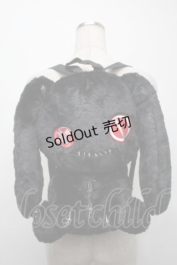 画像1: NieR Clothing / NieRちゃんぬいぐるみリュック  黒 S-25-09-10-007-PU-BG-HR-ZS (1)