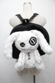 画像1: NieR Clothing / Nierちゃん付きリュック  黒ｘ白 S-25-09-10-008-PU-BG-HR-ZS (1)