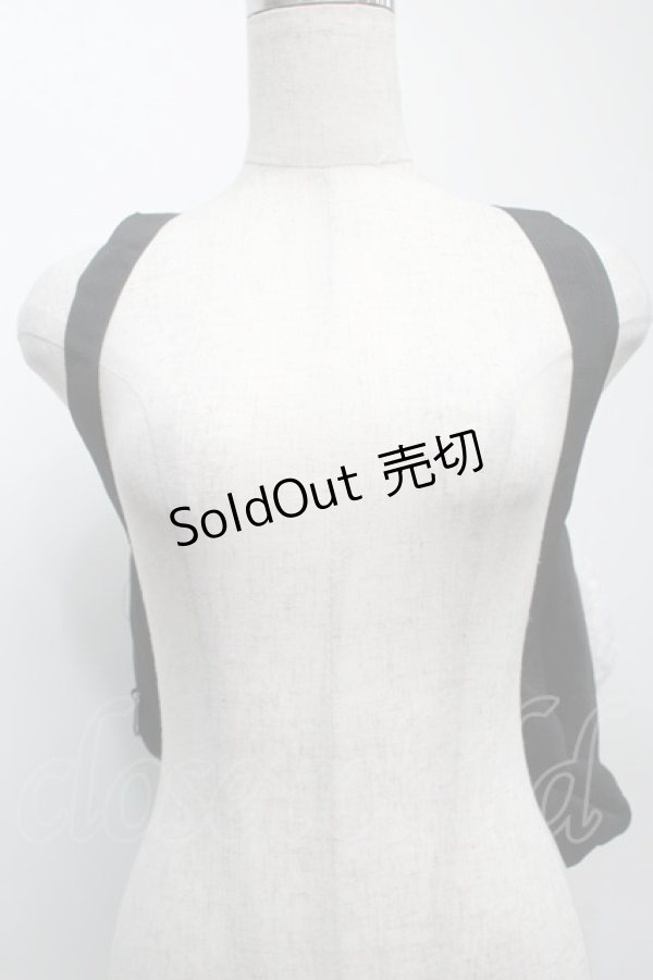 画像3: NieR Clothing / Nierちゃん付きリュック  黒ｘ白 S-25-09-10-008-PU-BG-HR-ZS (3)