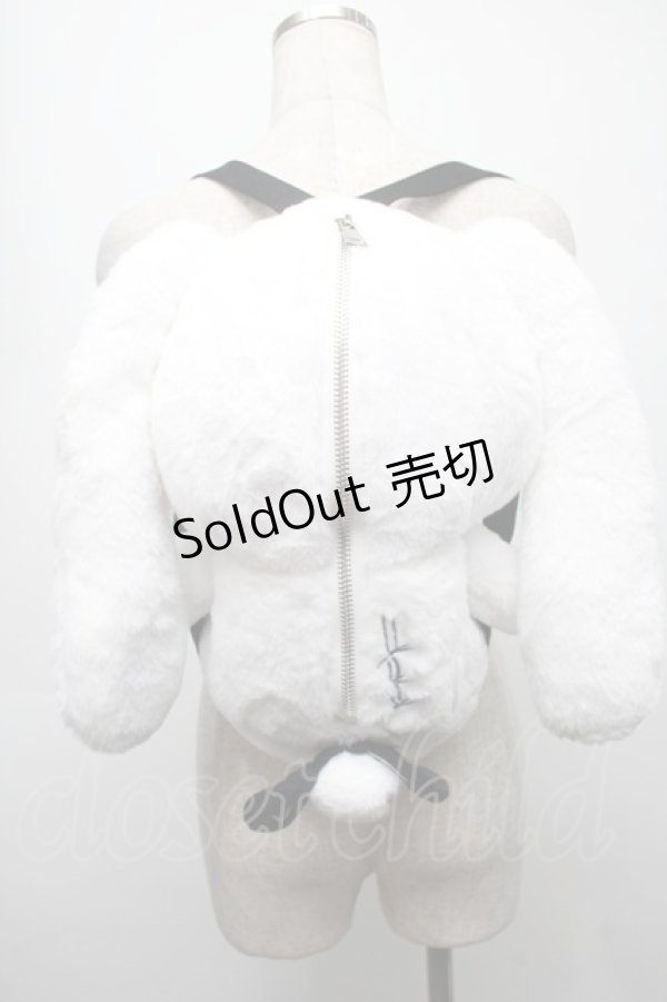 画像4: NieR Clothing / NieRちゃんぬいぐるみリュック  白 S-25-09-10-009-PU-BG-HR-ZS (4)