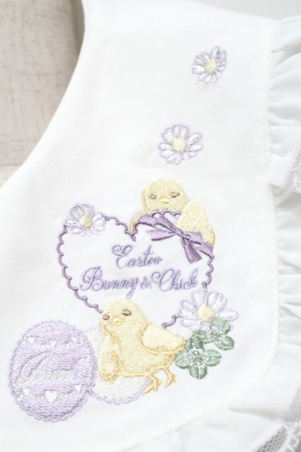 画像5: Amavel / Bunny＆Chick Festival ブラウス  白 S-25-09-10-011-CA-BL-AS-ZS (5)