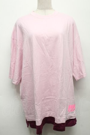 画像: MILKBOY / ロゴTシャツ  ピンク S-25-09-10-016-MB-TO-HR-ZS