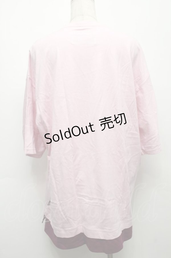 画像2: MILKBOY / ロゴTシャツ  ピンク S-25-09-10-016-MB-TO-HR-ZT1001G (2)