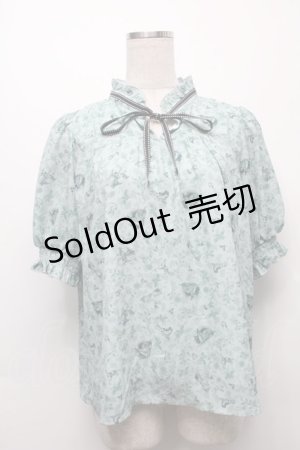 画像: axes femme POETIQUE / ディズニーバンビ/ブラウス  グリーン S-25-09-10-018-AX-BL-AS-ZS