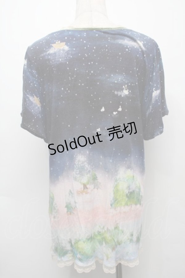 画像2: Franche Lippee / pt半袖カットソー  紺 S-25-09-10-019-LO-TO-ET-ZS (2)