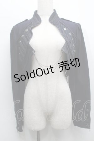 画像: Ozz Croce / ショートジャケット  紺 S-25-09-10-020-OO-JA-HR-ZS