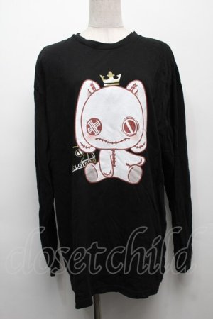 画像: NieR Clothing / プリントロンT  黒 S-25-09-10-026-PU-TO-HR-ZS