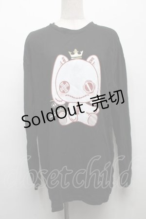 画像: NieR Clothing / プリントロンT  黒 S-25-09-10-026-PU-TO-HR-ZS