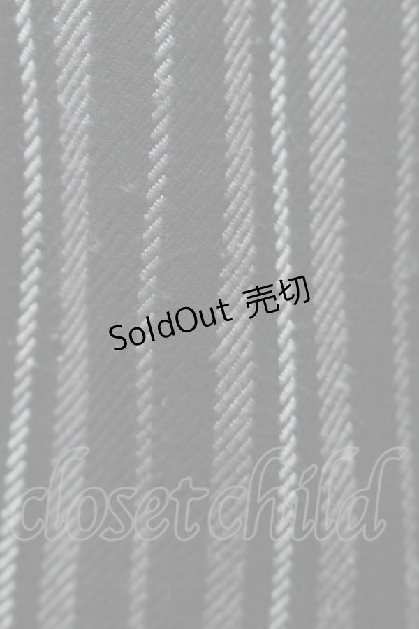 画像4: ALGONQUINS / レジメンタルコート  黒Ｘグレー S-25-09-10-031-AL-TO-HR-ZS (4)