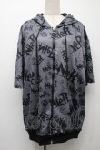 画像1: NieR Clothing / 転写ZIPパーカー  グレー S-25-09-10-032-PU-TO-HR-ZI (1)