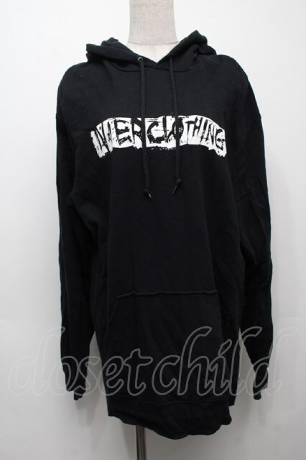 画像1: NieR Clothing / プリントフードプルパーカー  黒 S-25-09-10-037-PU-TO-HR-ZI (1)