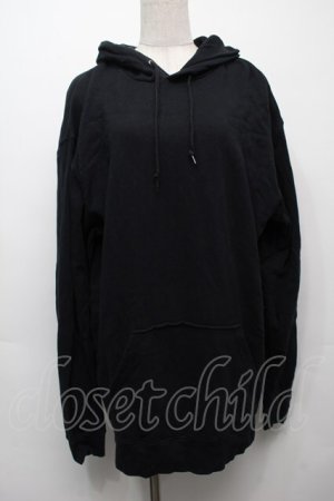 画像: NieR Clothing / プリントフードプルパーカー  黒 S-25-09-10-038-PU-TO-HR-ZS
