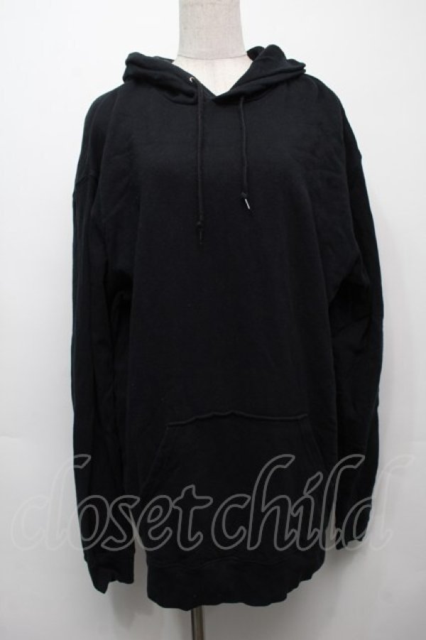 画像1: NieR Clothing / プリントフードプルパーカー  黒 S-25-09-10-038-PU-TO-HR-ZI (1)