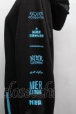 画像3: NieR Clothing / ネコミミフードパーカー  黒ｘブルー S-25-09-11-037-PU-TO-HR-ZI (3)