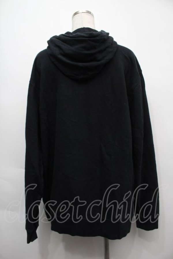 画像2: NieR Clothing / プリントフード付きプルオーバー  黒 S-25-09-11-041-PU-TO-HR-ZI (2)